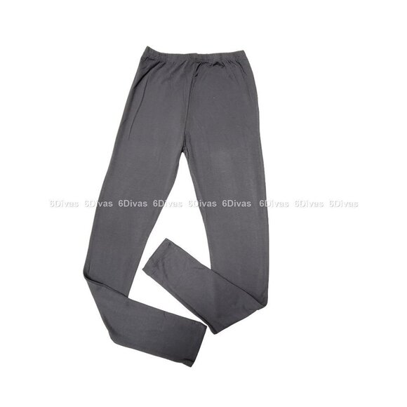 𝅺GREY Stretch Pants Stretchy Leggings Pants - Size Small or Medium - Picture 1 of 9